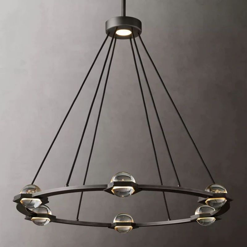 Eclatant Round Chandelier 36"-MEET LIGHTING