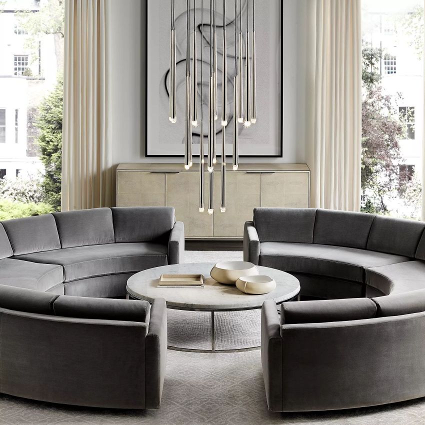Eleanor Cluster Round Chandelier-MEET LIGHTING