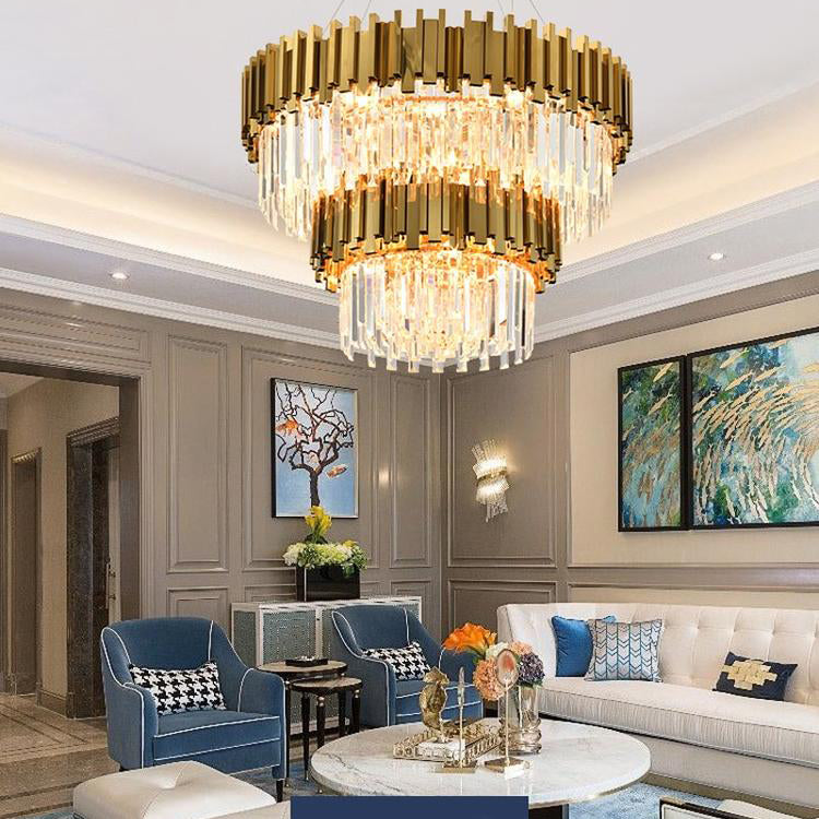 Elian Alaric Crystal Chandelier-MEET LIGHTING