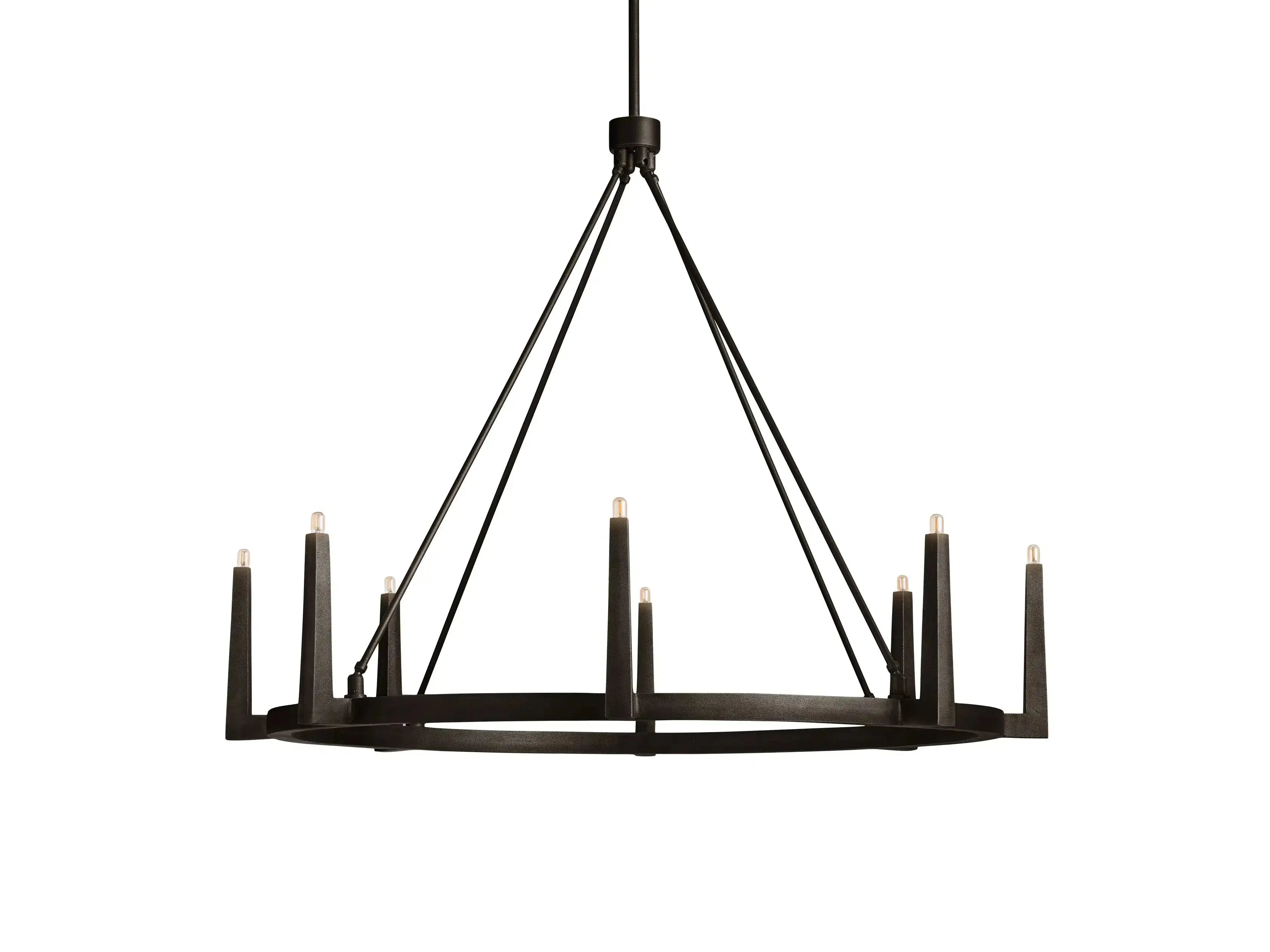 Emmet Round Chandelier 42''54''-MEET LIGHTING