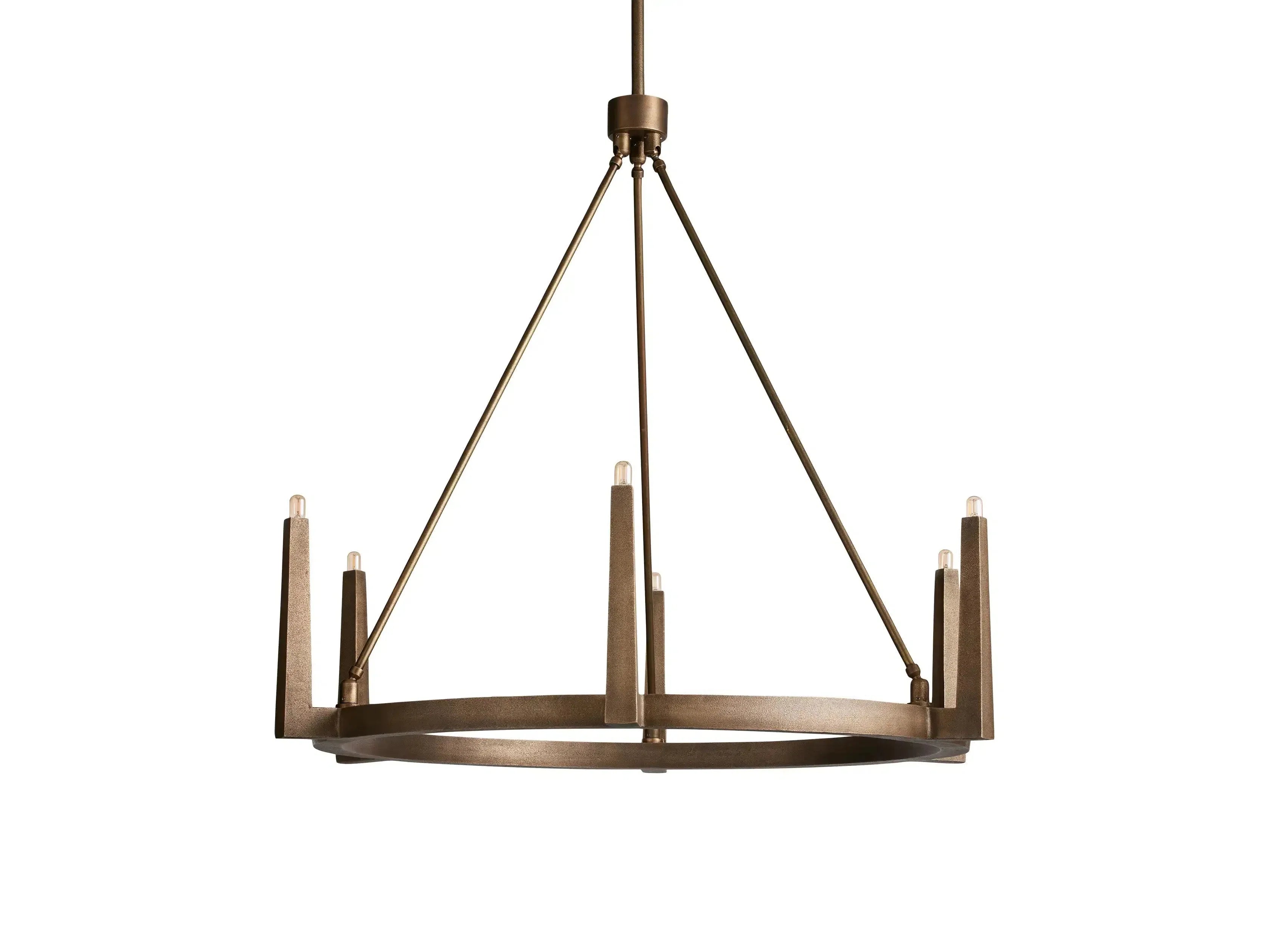 Emmet Round Chandelier 42''54''-MEET LIGHTING