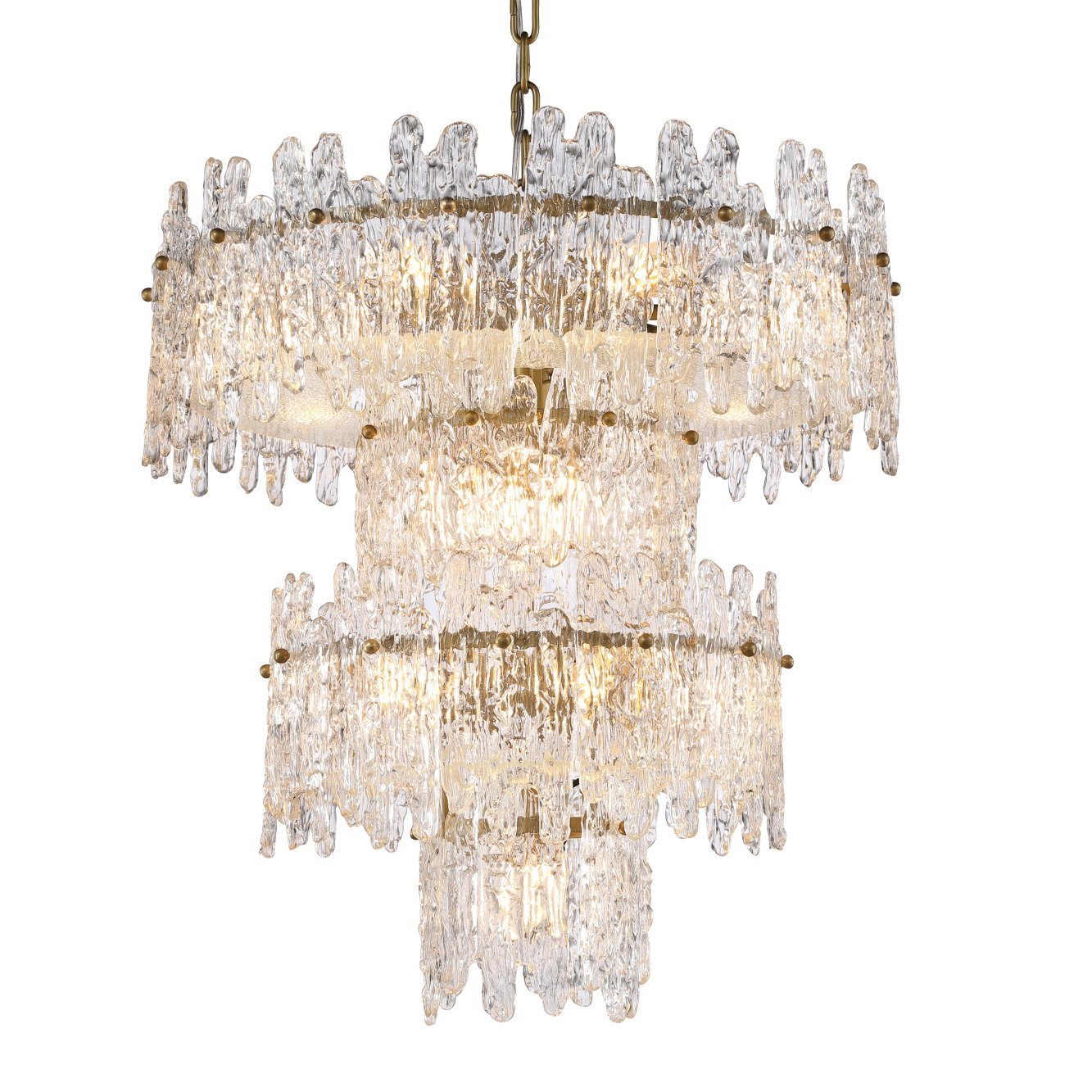 Faust Tiered Round Chandelier A-MEET LIGHTING