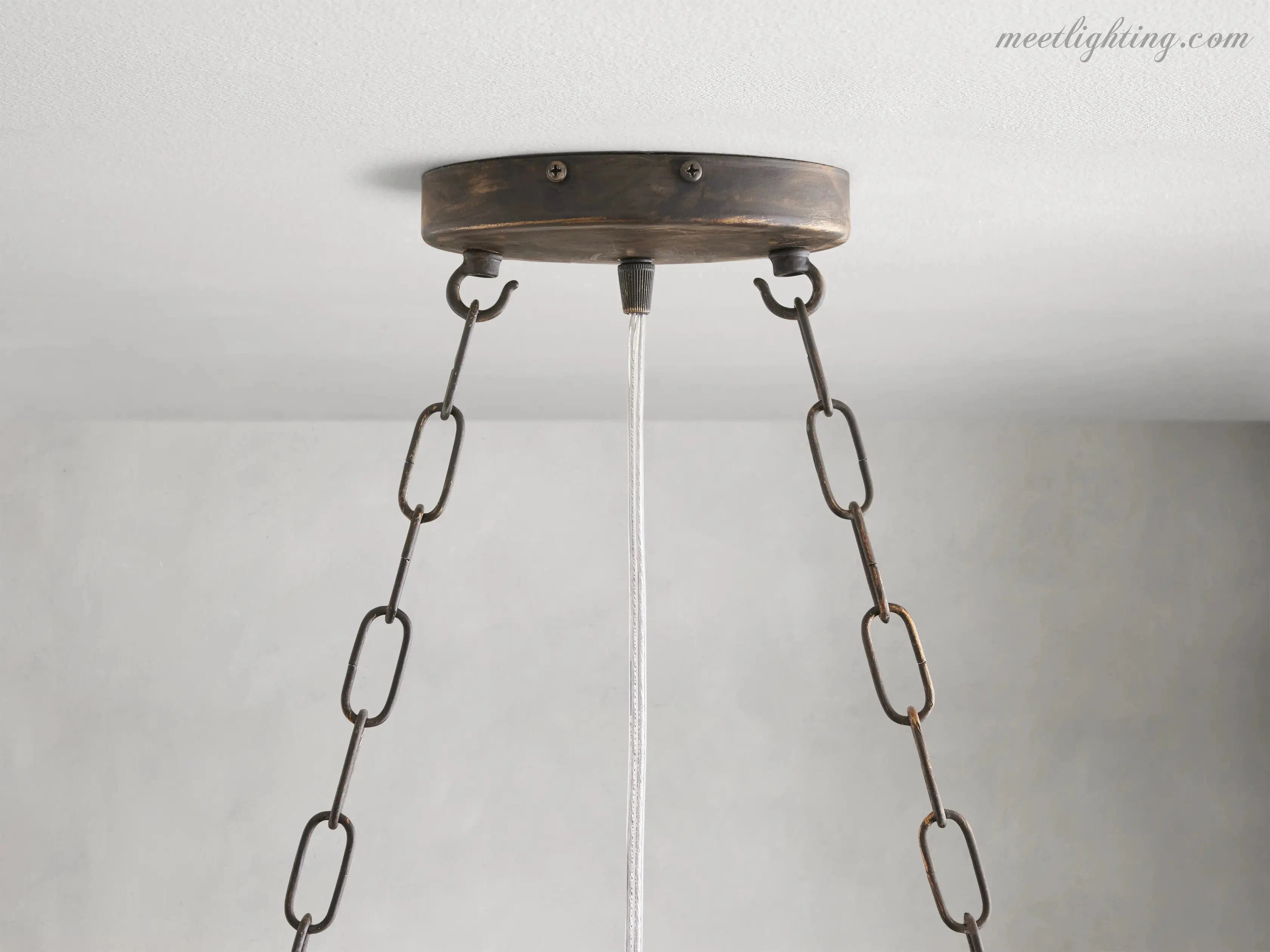 Fiore Colored Linear Chandelier-MEET LIGHTING