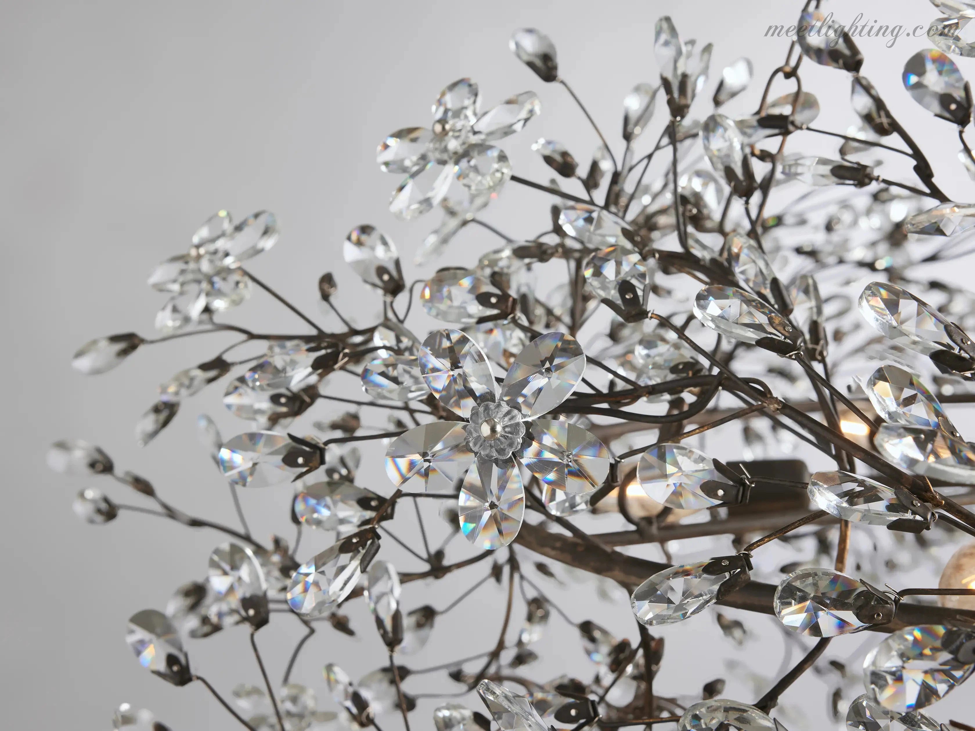 Fiore Crown Chandelier-MEET LIGHTING