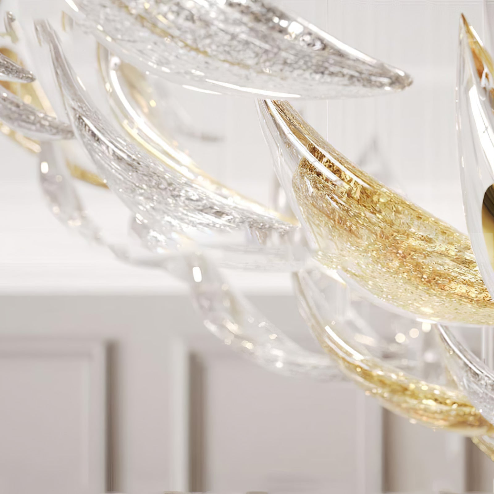 Floating Leaves Chandelier-MEET LIGHTING