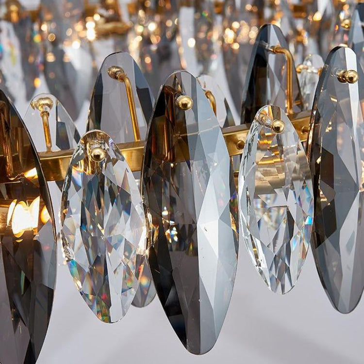 Flor Crystal Round Chandelier-MEET LIGHTING