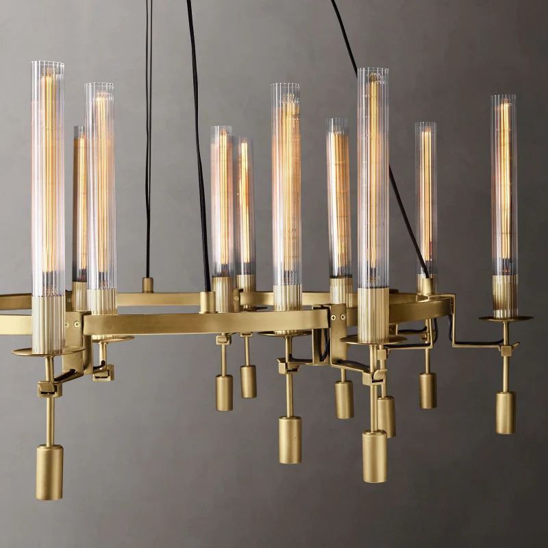 Fonta Round Chandelier 46"-MEET LIGHTING