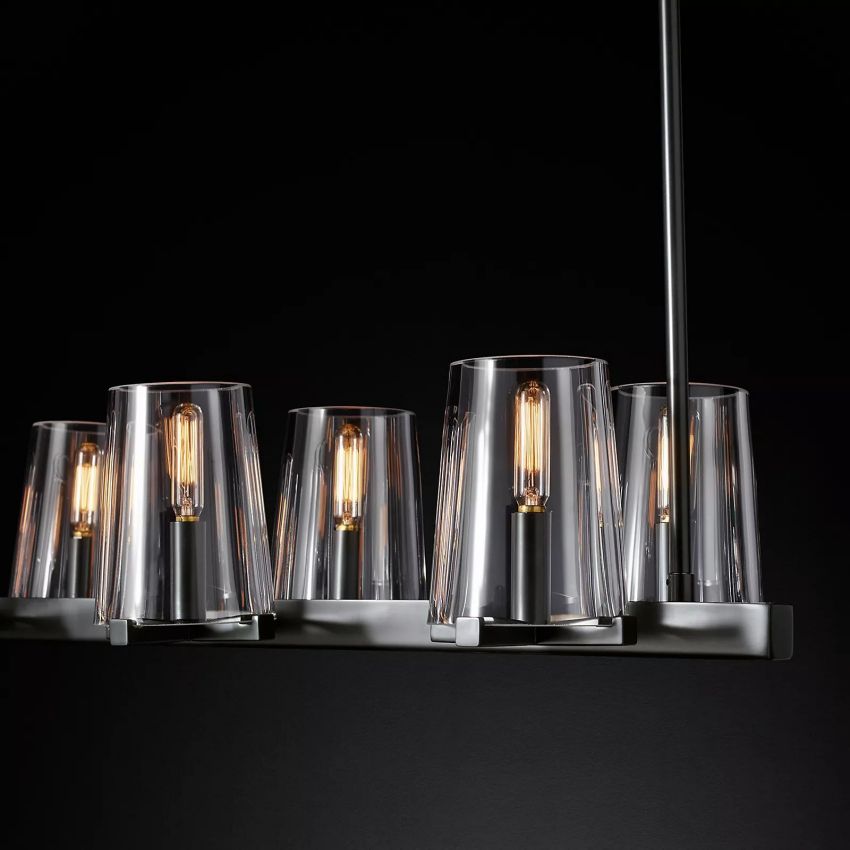 Kuseau Linear Chandelier-MEET LIGHTING