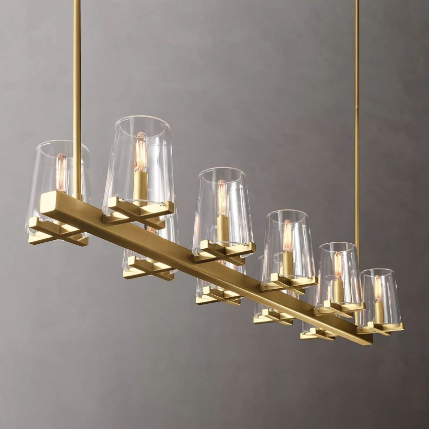 Kuseau Linear Chandelier-MEET LIGHTING