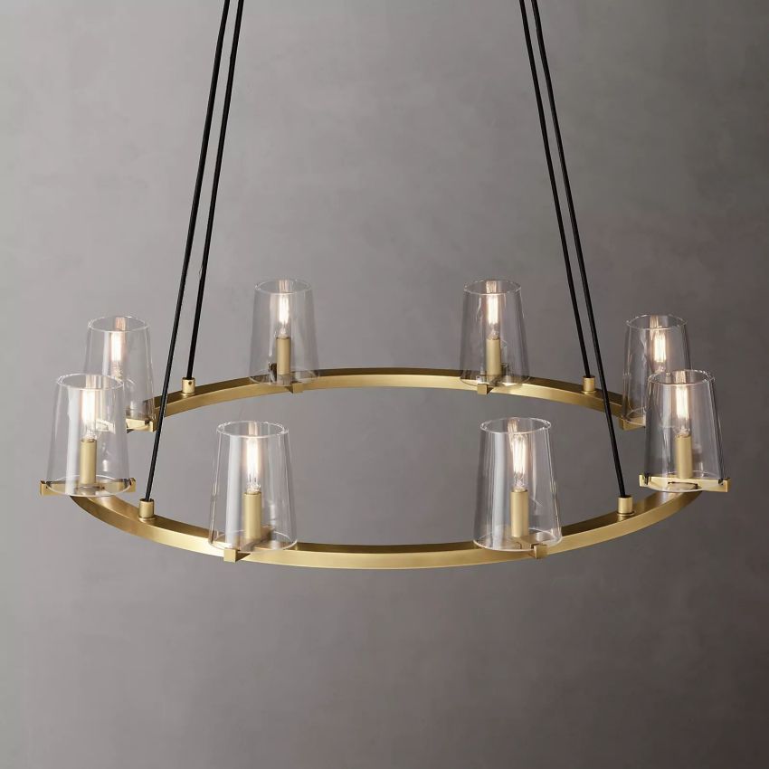 Kuseau Round Chandelier-MEET LIGHTING