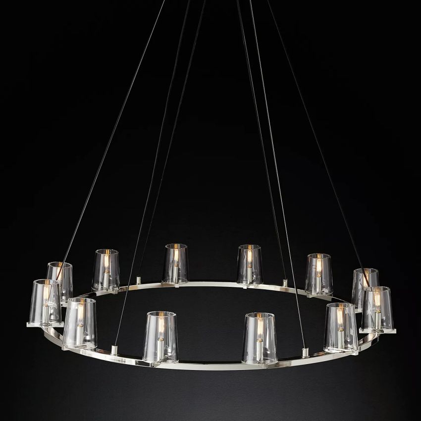 Kuseau Round Chandelier-MEET LIGHTING