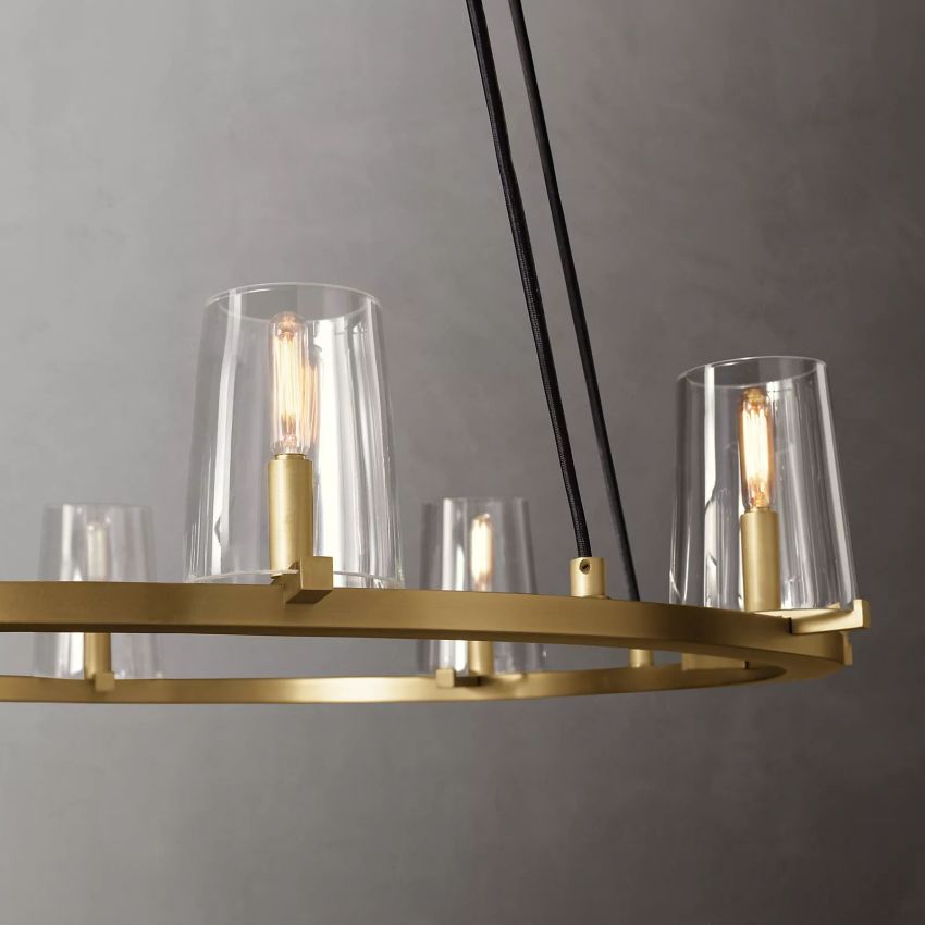 Kuseau Round Chandelier-MEET LIGHTING