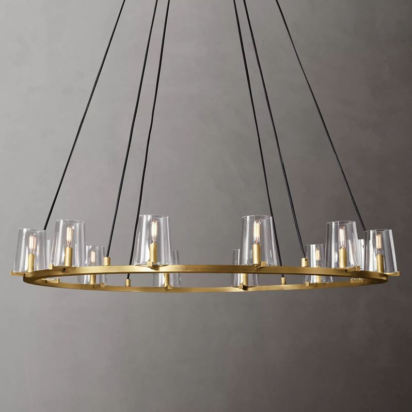 Kuseau Round Chandelier-MEET LIGHTING