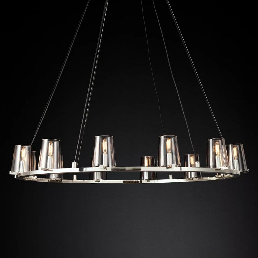 Kuseau Round Chandelier-MEET LIGHTING