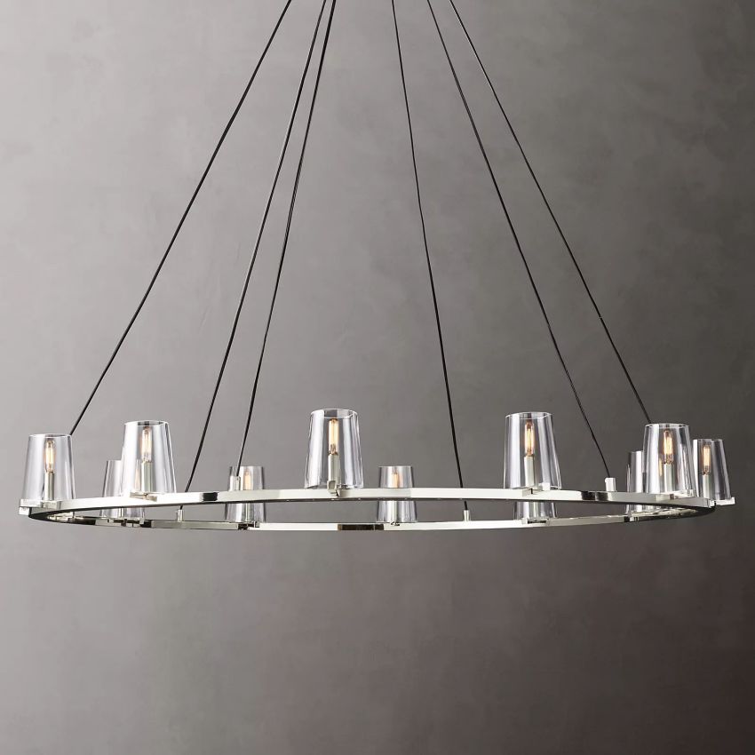 Kuseau Round Chandelier-MEET LIGHTING