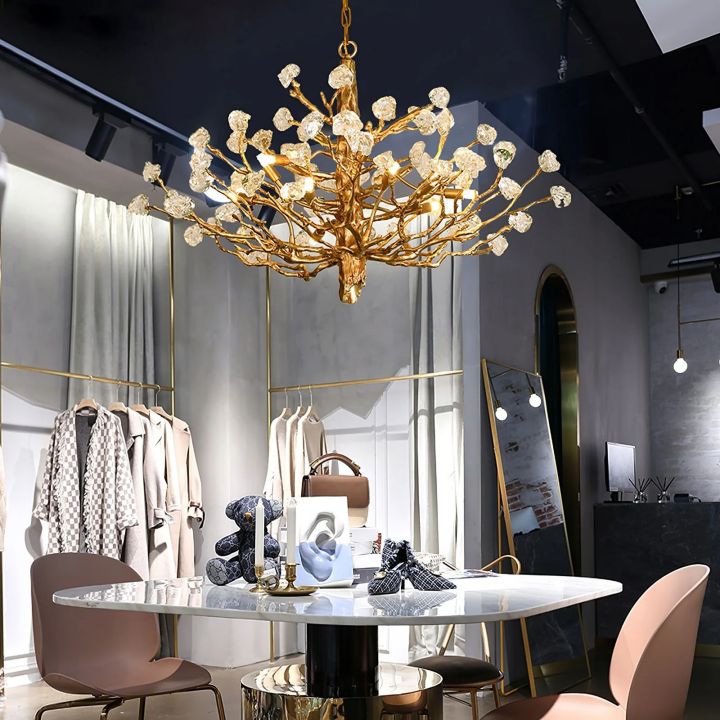 Gemstone Branch Chandelier-MEET LIGHTING