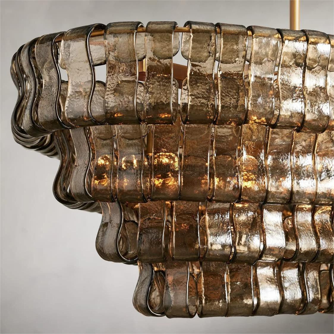 Ghiaccio Oval Chandelier 54" 65"-MEET LIGHTING