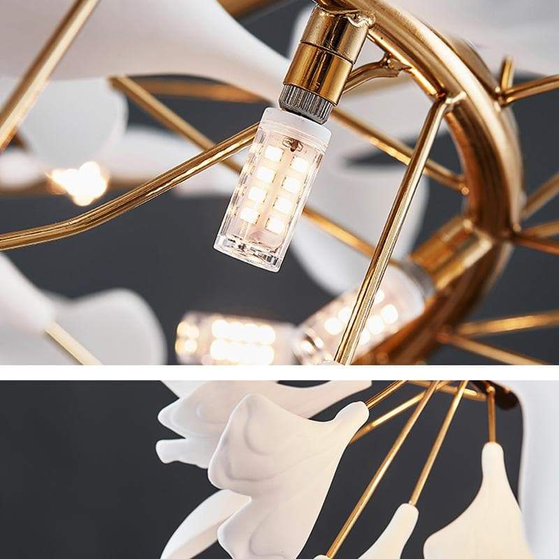 Ginkgo Round Chandelier Custom-MEET LIGHTING