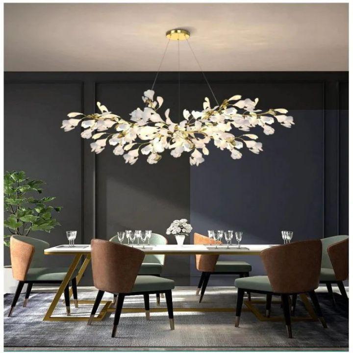 Ginkgo Branch Chandelier-MEET LIGHTING