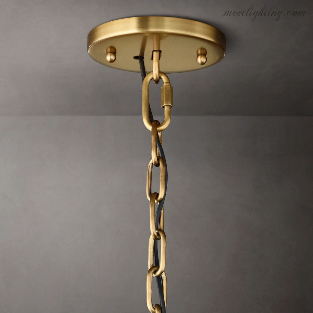 Harlow Crystal Round Chandelier 43"-MEET LIGHTING