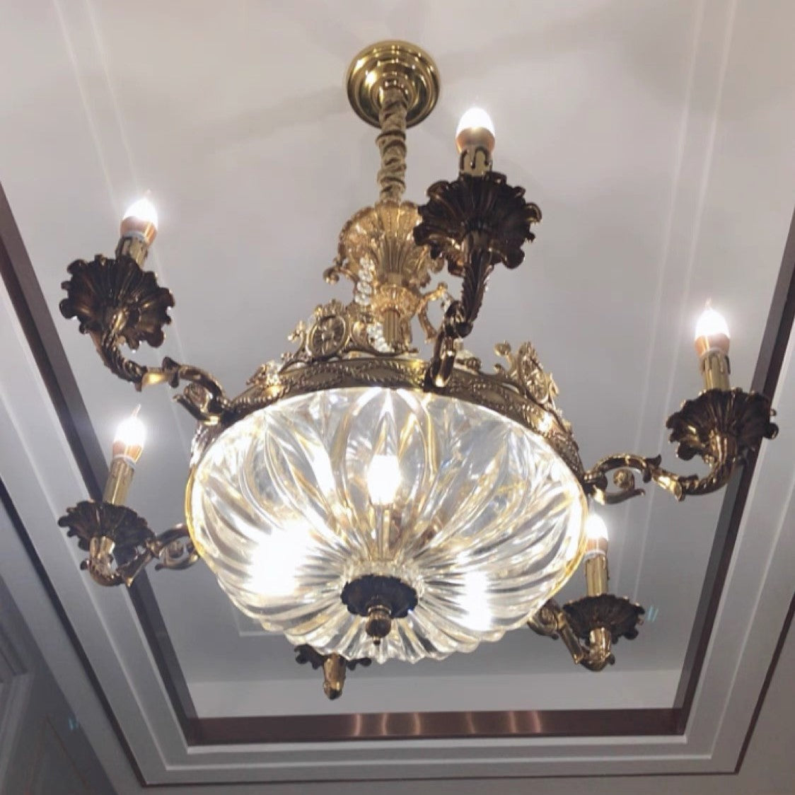 European Style Luxury Crystal Pendant Candle Chandelier for Living Room/Foyer/Entrys/Hallway-MEET LIGHTING