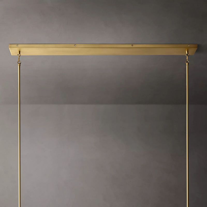 Kuseau Glass Linear Chandelier 49"-MEET LIGHTING