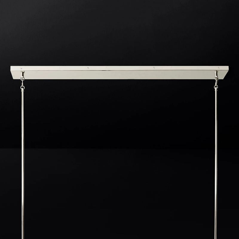 Kuseau Glass Linear Chandelier 49"-MEET LIGHTING