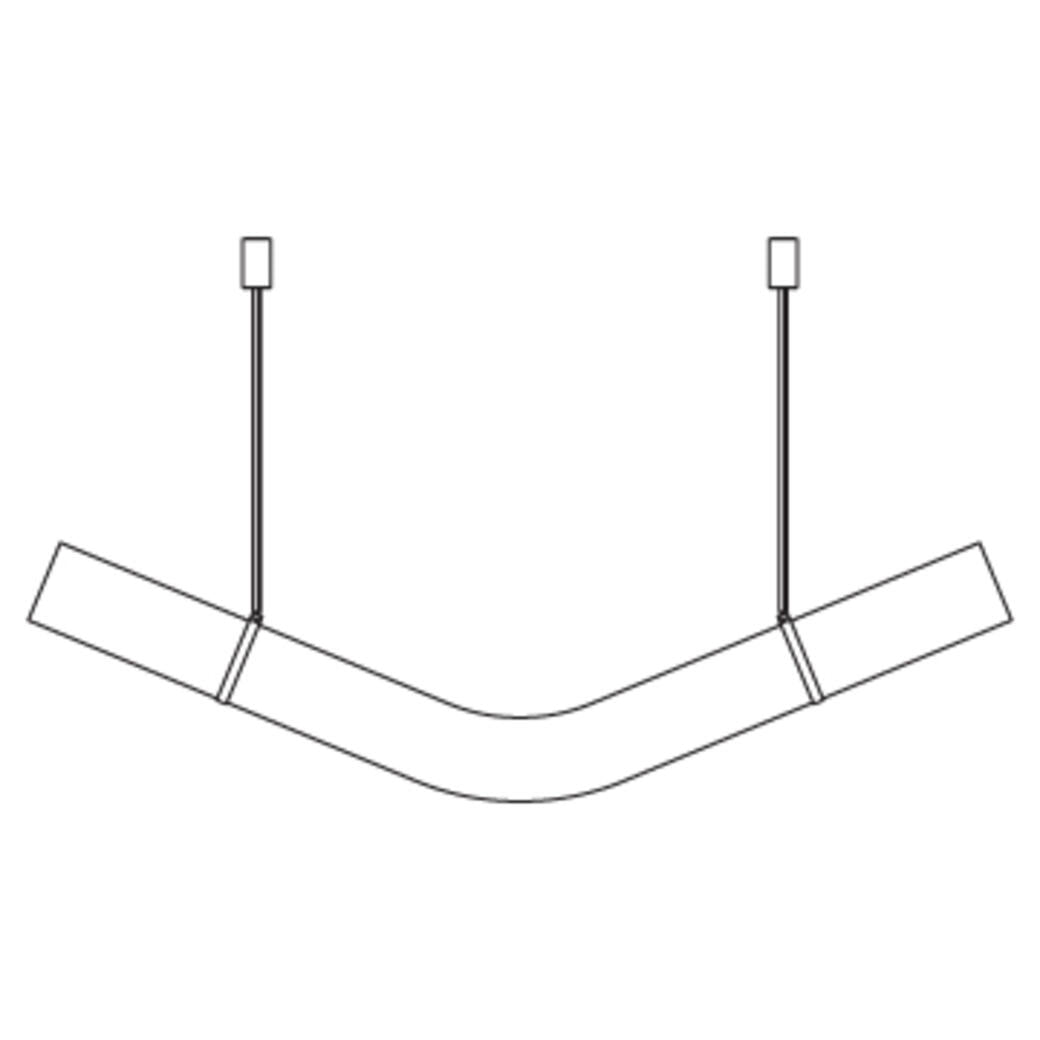 Simplicity Alabaster Linear Chandelier-MEET LIGHTING