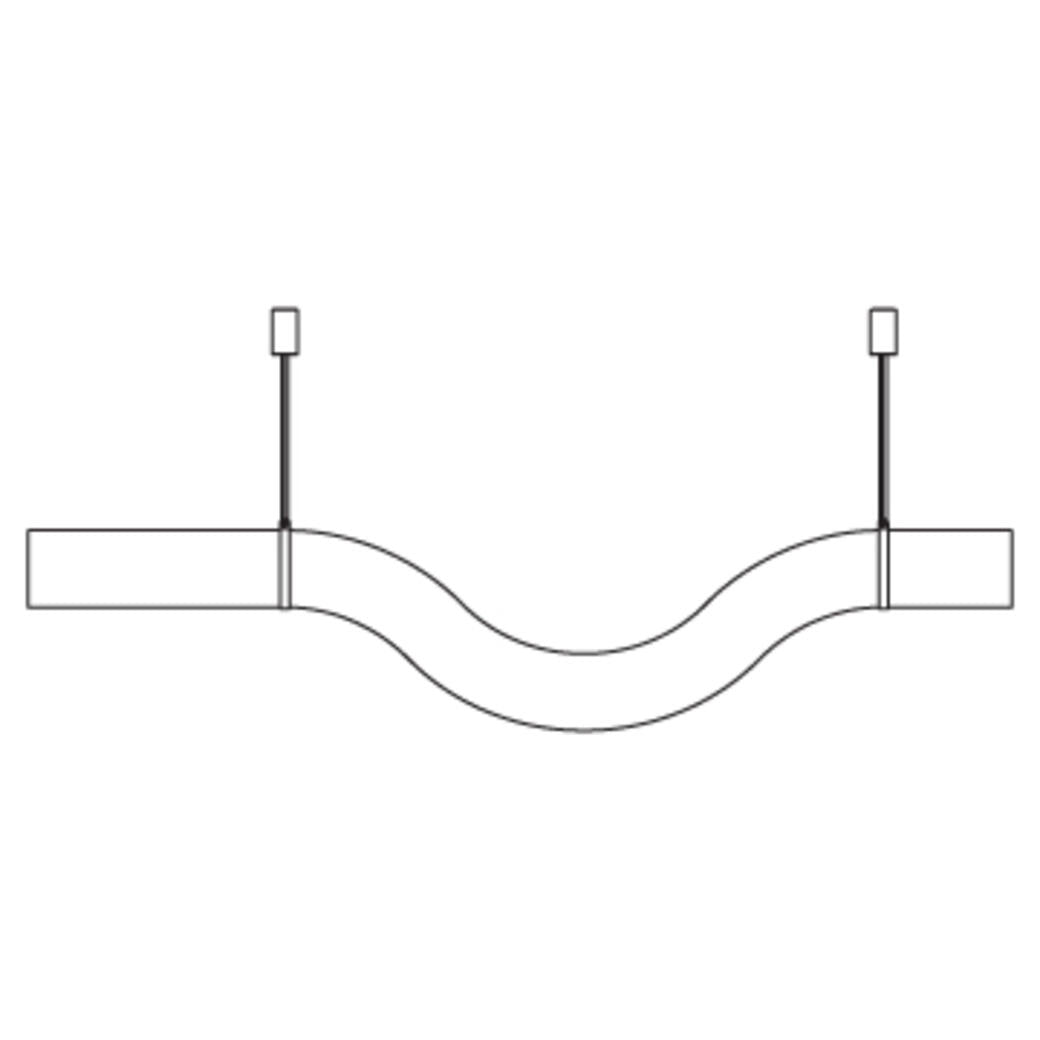 Simplicity Alabaster Linear Chandelier-MEET LIGHTING