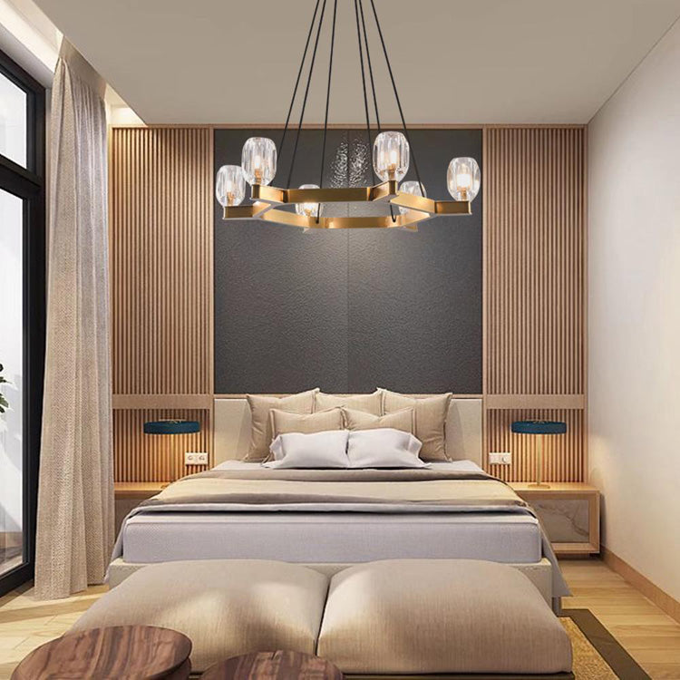 Linna Crystal Round Chandelier-MEET LIGHTING