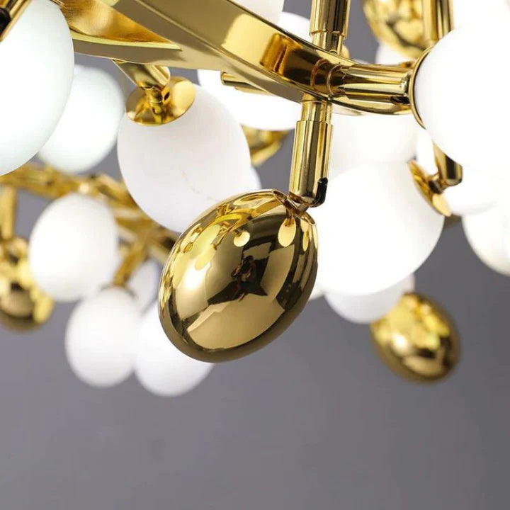 Luxury Escamoles Modern Linear Grape Chandelier-MEET LIGHTING