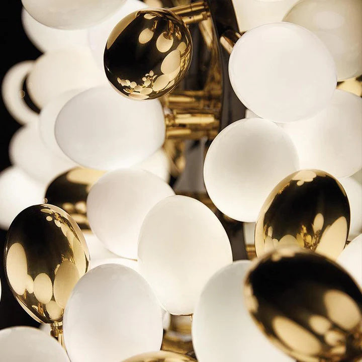Luxury Escamoles Vertical Grape Chandelier-MEET LIGHTING