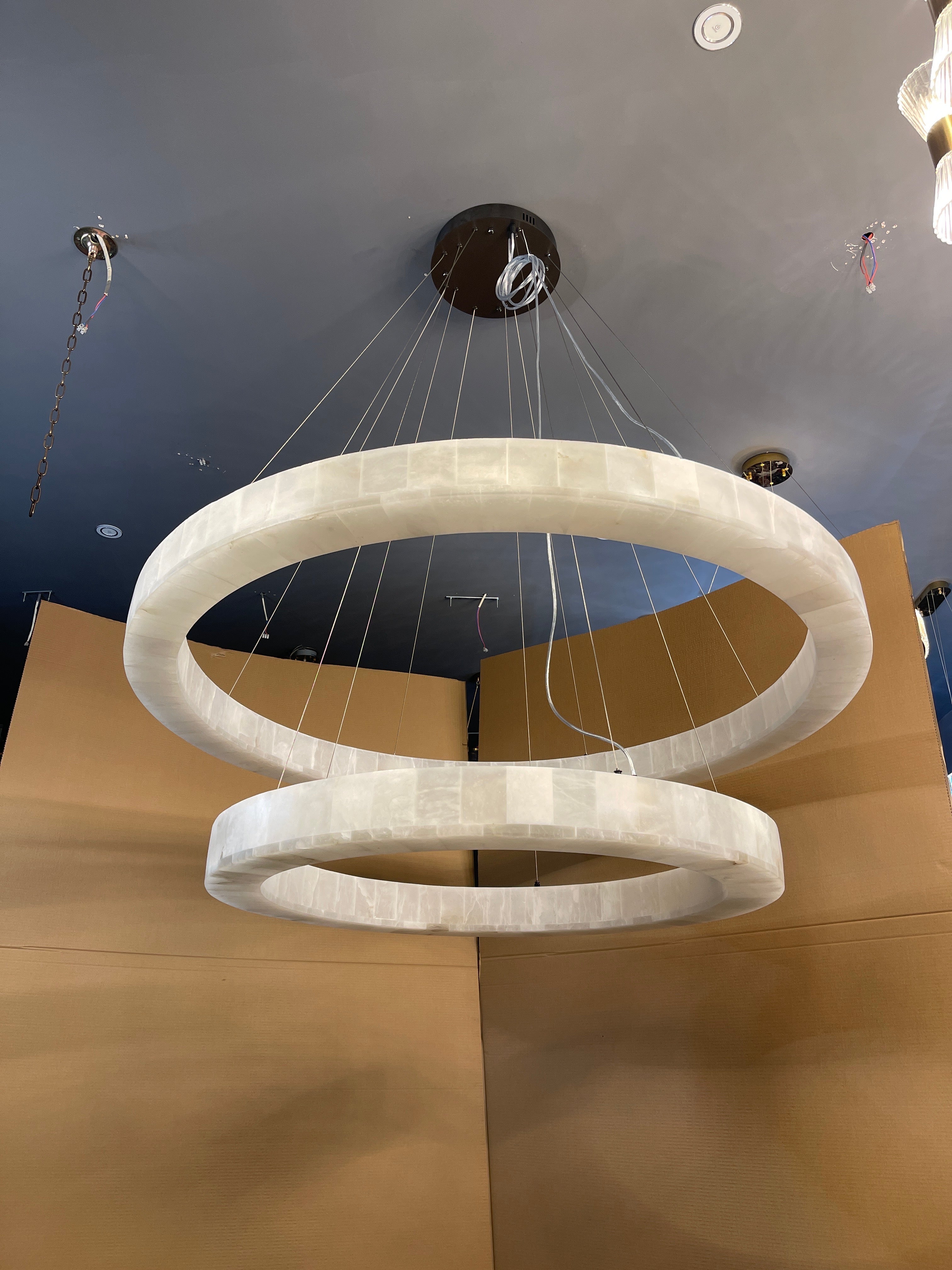 Rivage Round Chandelier 40"-MEET LIGHTING
