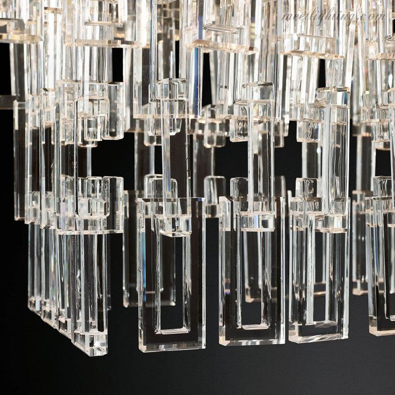 Marignan Five-Tier Round Chandelier 36"-MEET LIGHTING