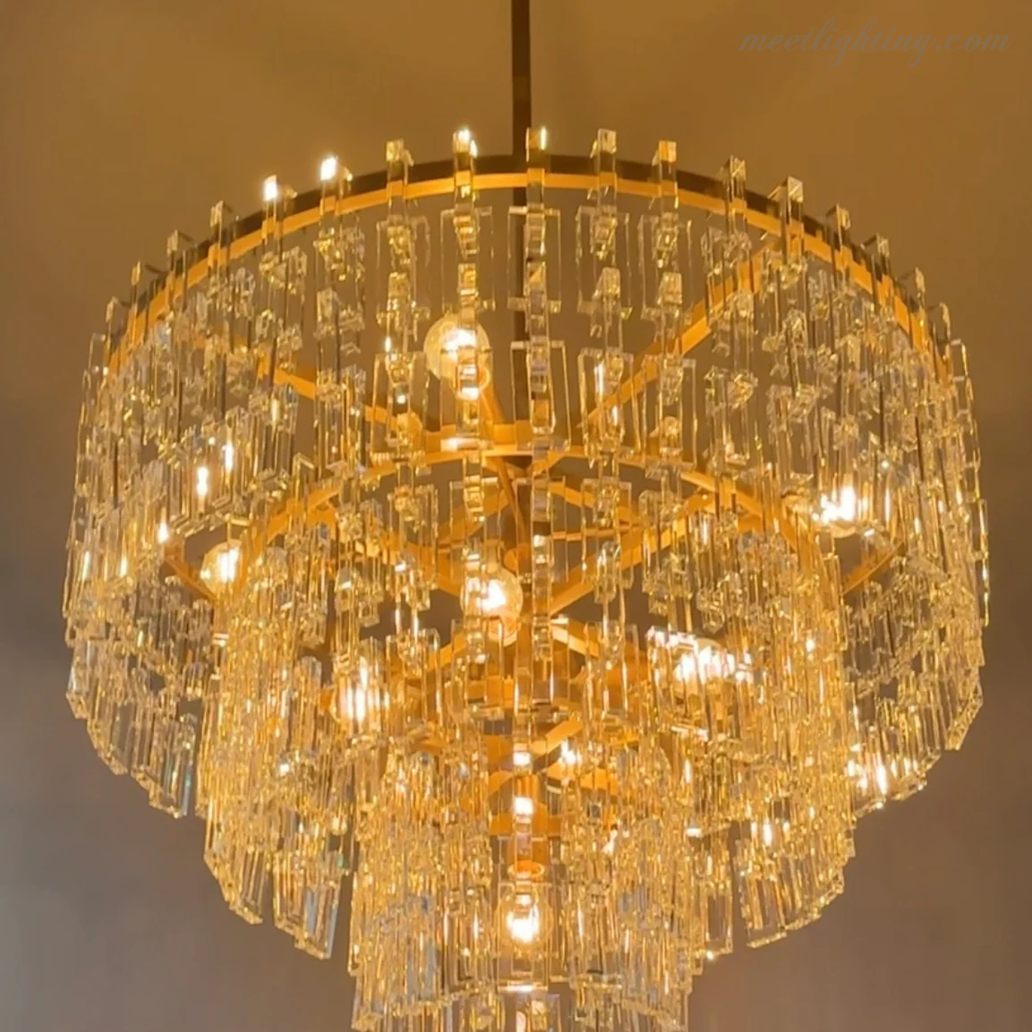 Marignan Five-Tier Round Chandelier 48"-MEET LIGHTING