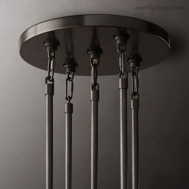 Marignan Five-Tier Round Chandelier 60"-MEET LIGHTING