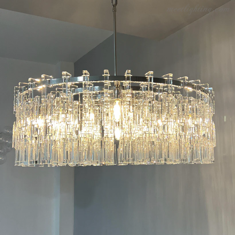 Marignan Round Chandelier 36"-MEET LIGHTING