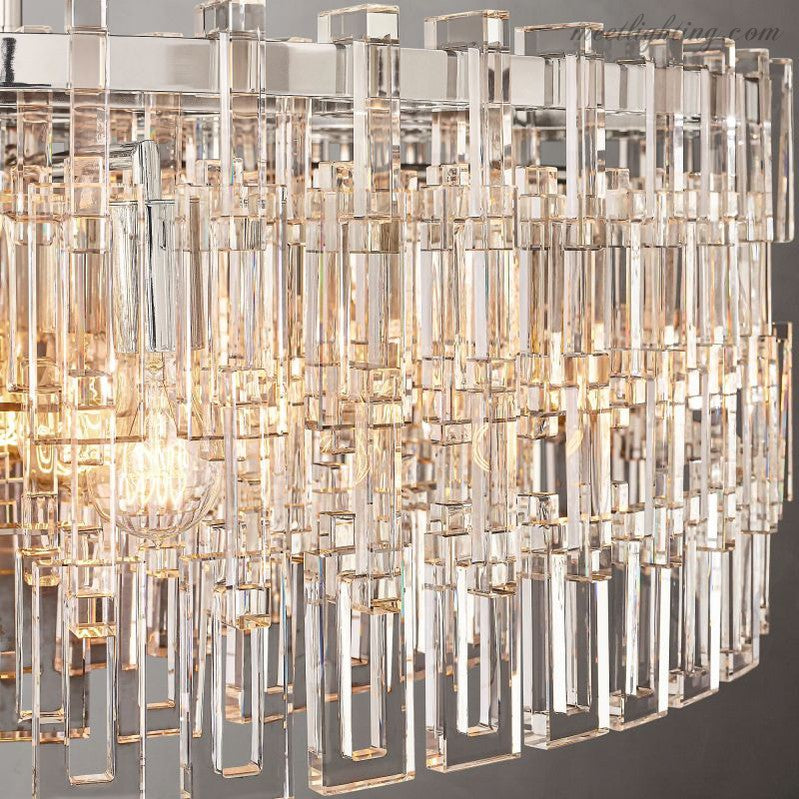 Marignan Round Chandelier 36"-MEET LIGHTING