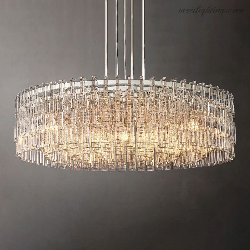 Marignan Round Chandelier 48"-MEET LIGHTING