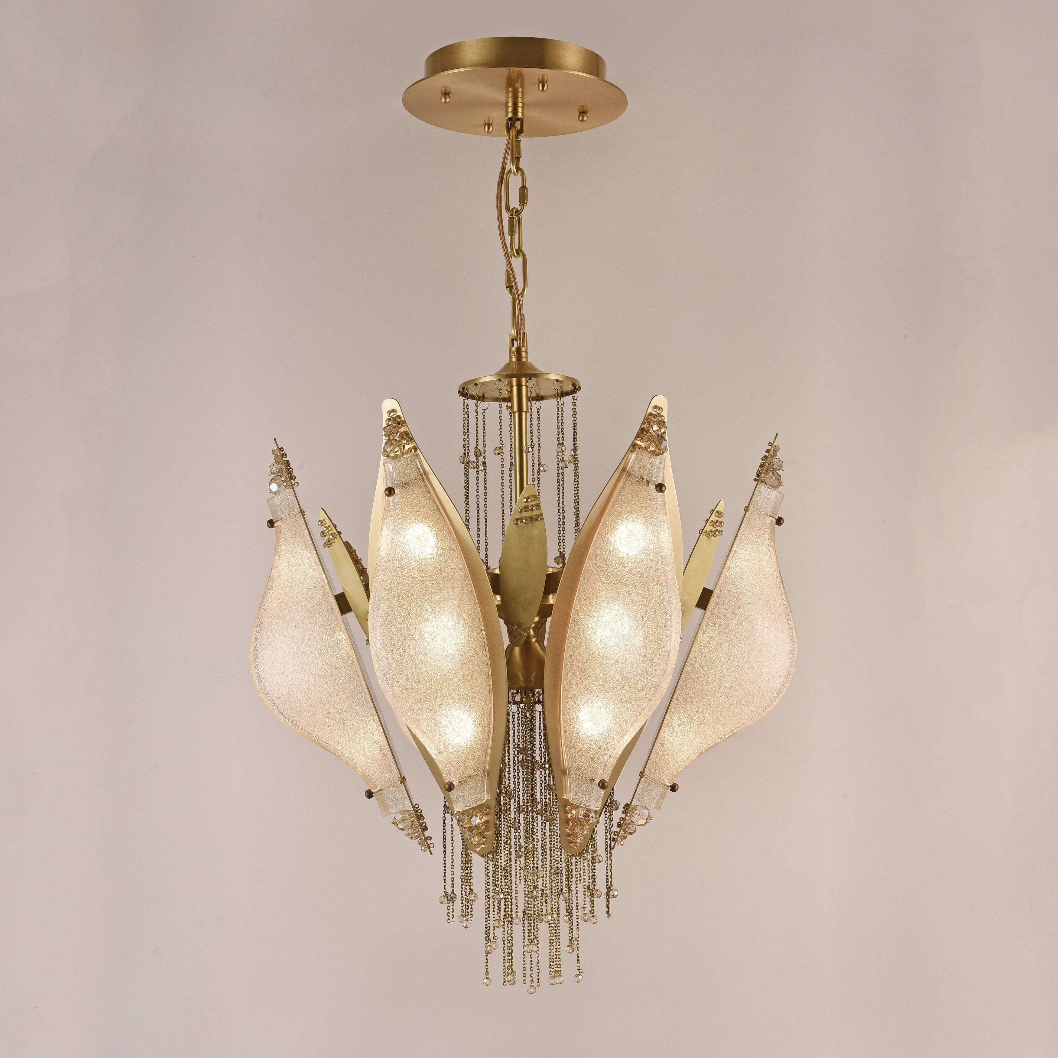 Meet Closed-Flower Crystal Chandelier-MEET LIGHTING