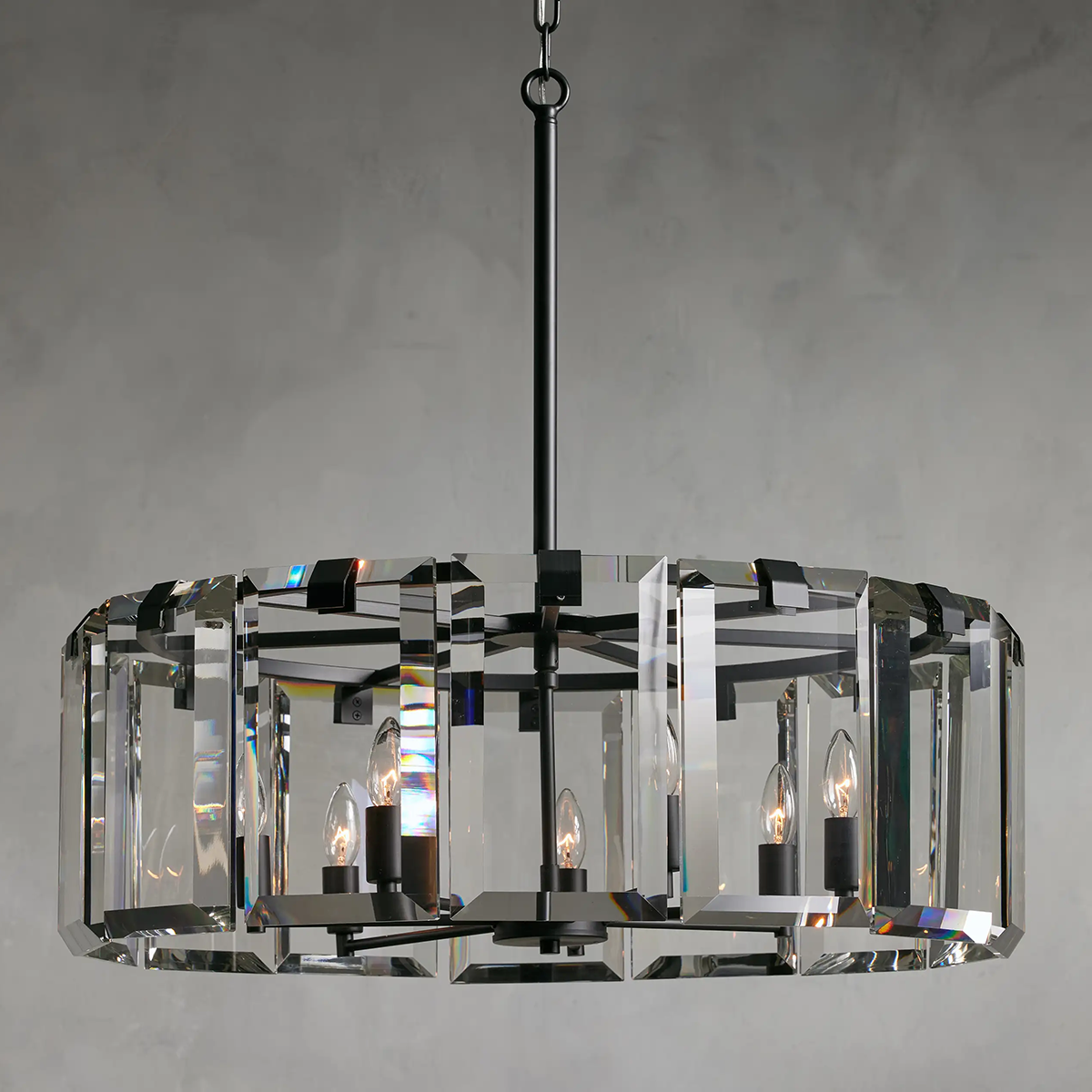 Modern Amaya Round Chandelier-Momo Lighting
