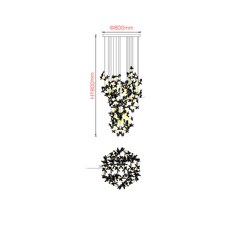 Modern Crystal Branch Chandelier Luxury Home Lighting-MEET LIGHTING