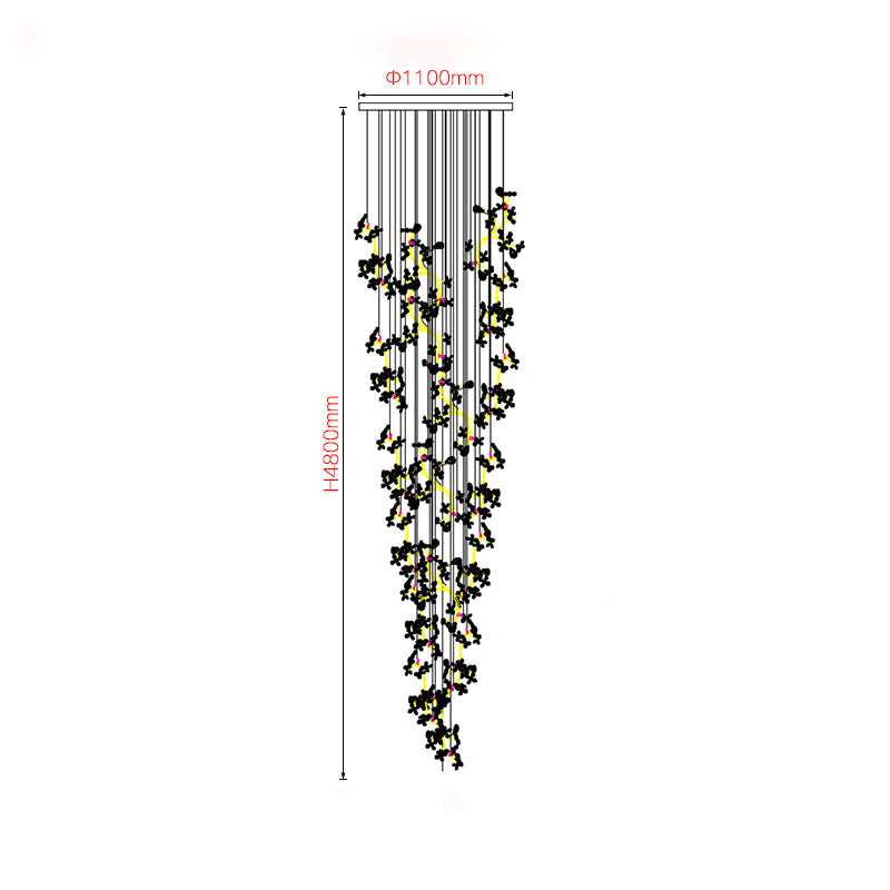 Modern Crystal Branch Chandelier Luxury Home Lighting-MEET LIGHTING