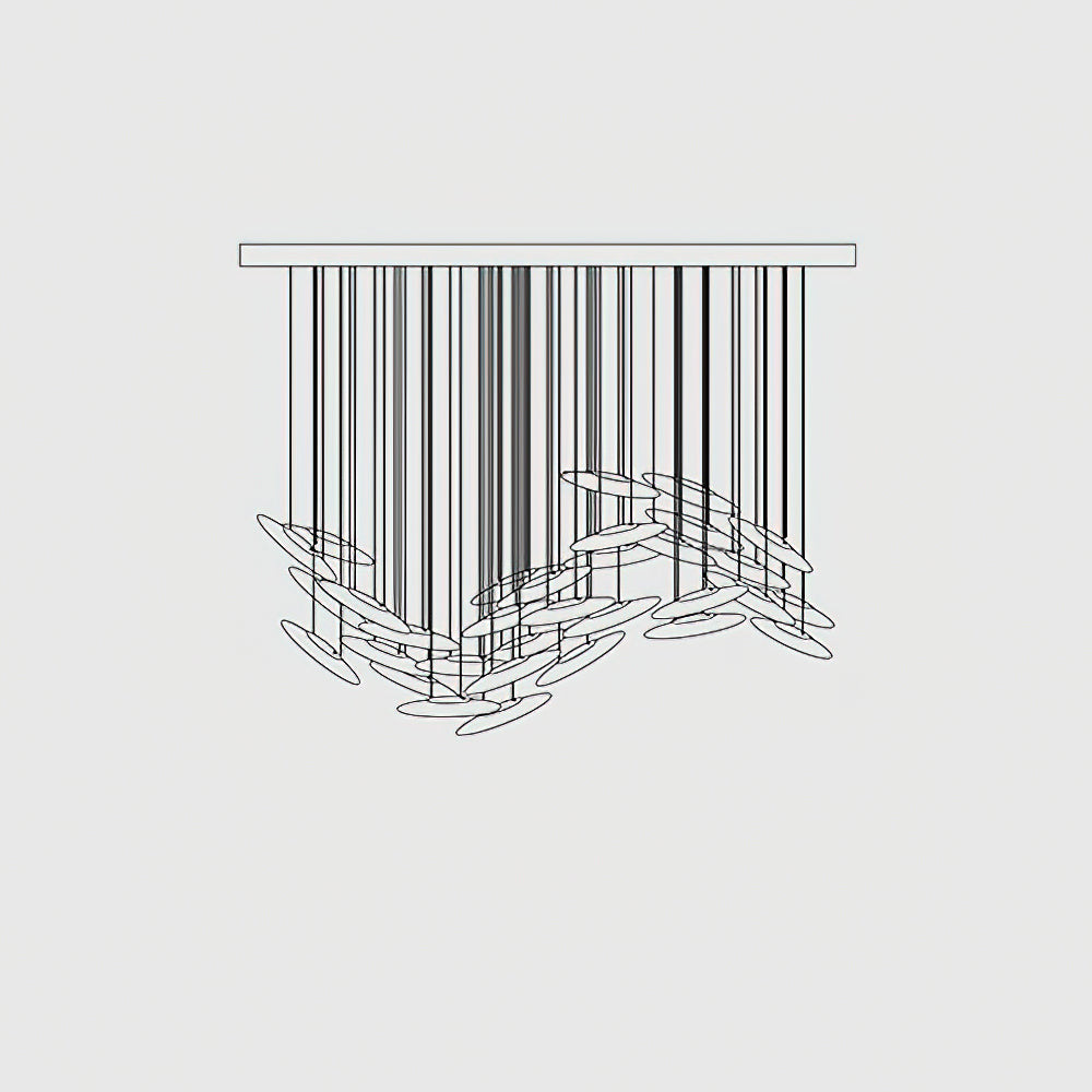 Modern Whispers Chandelier-MEET LIGHTING