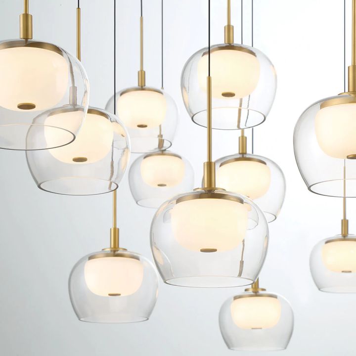 Nona Round LED Chandelier-MEET LIGHTING