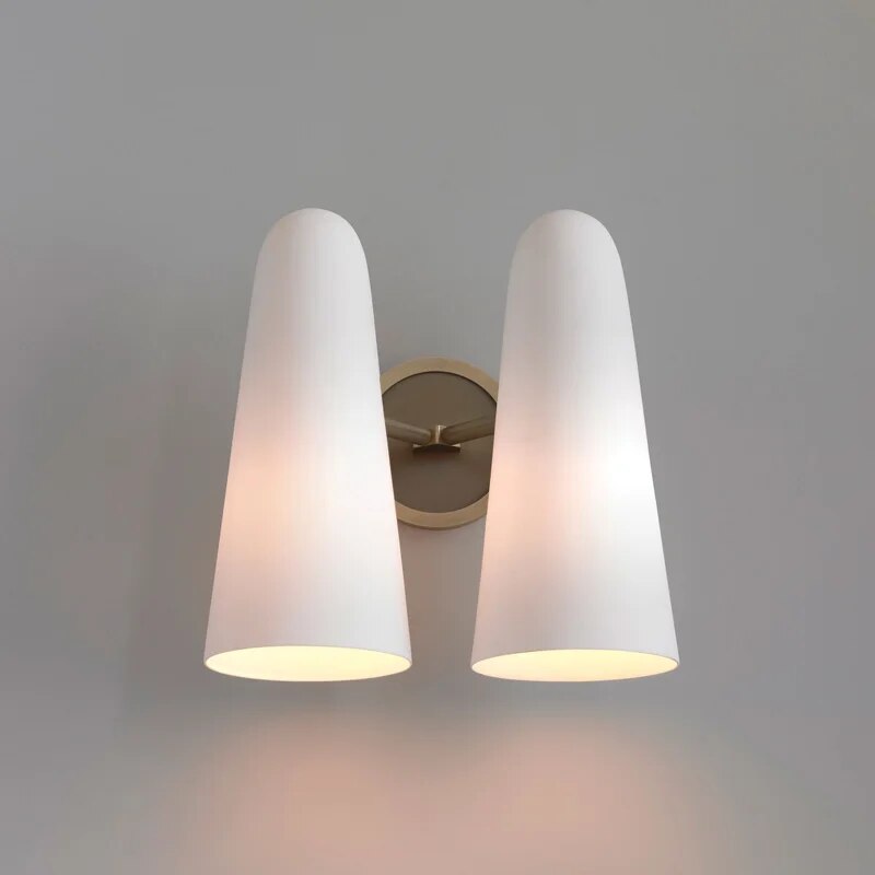 Modern Style Round Cone Glass Chandelier for Bedroom/Living Room/Dining Room-MEET LIGHTING