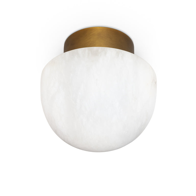 Parker Alabaster Flushmount-Meet Lighting