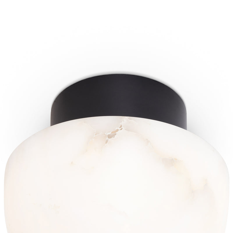 Parker Alabaster Flushmount-Meet Lighting
