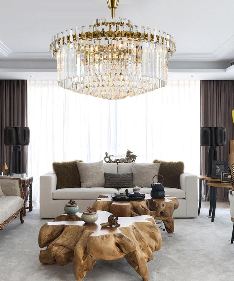 Phyllaris Crystal Chandelier-MEET LIGHTING