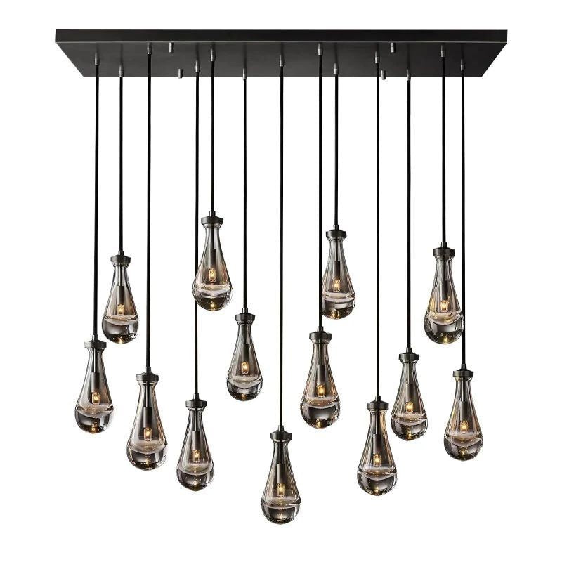 Rain Rectangular Chandelier 54"